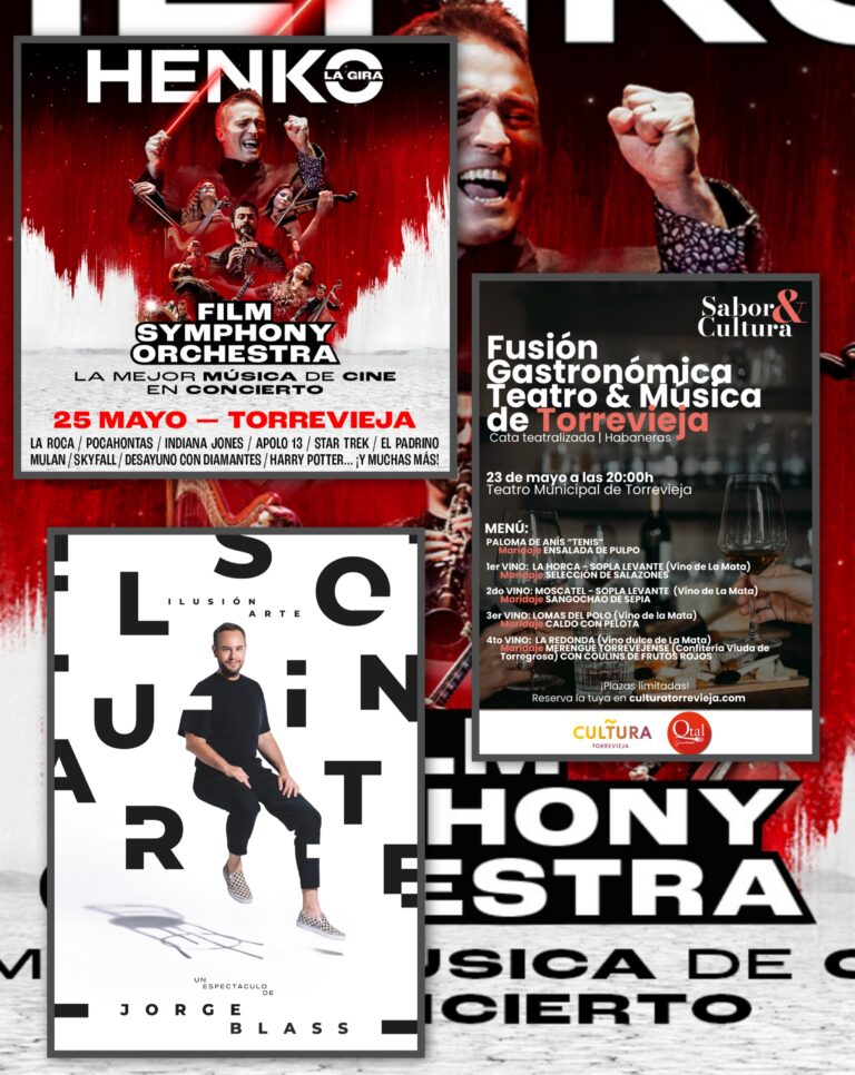 LA MAGIA DE JORGE BLASS, LA MÚSICA DE LA FILM SYMPHONY ORCHESTRA Y UNA NUEVA EDICIÓN DE “SABOR & CULTURA” SON LAS PROPUESTAS CULTURALES DE ESTE FIN DE SEMANA
