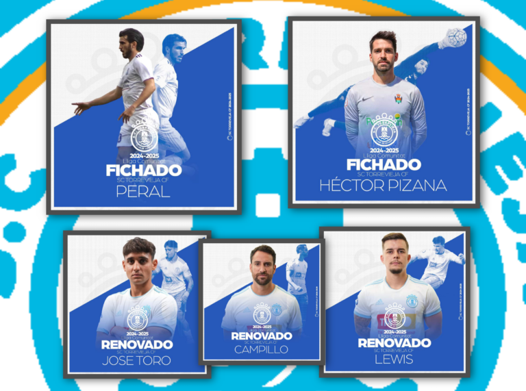 La portería y el medio del campo del SC Torrevieja se refuerza con Hector Pizana y José Antonio Peral