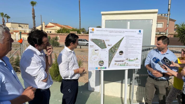 PRESENTADA LA AMPLIACIÓN, MEJORA E INTEGRACIÓN PAISAJÍSTICA DEL PARQUE INUNDABLE DE TORRETA FLORIDA