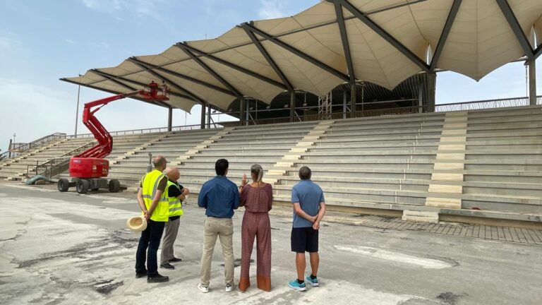 AVANZAN LOS TRABAJOS DE RENOVACIÓN INTEGRAL DEL CAMPO MUNICIPAL NELSON MANDELA