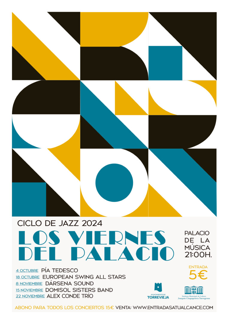EL 4 DE OCTUBRE COMIENZA UNA NUEVA EDICIÓN DE “LOS VIERNES DEL PALACIO” CON LA ACTUACIÓN DE PIA TEDESCO TRIO- JE CHANTE