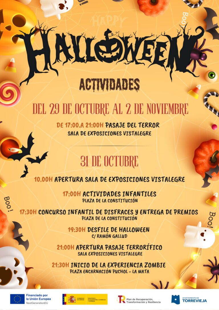 DISFRUTA DEL HALLOWEEN MÁS TERRORÍFICO EN TORREVIEJA