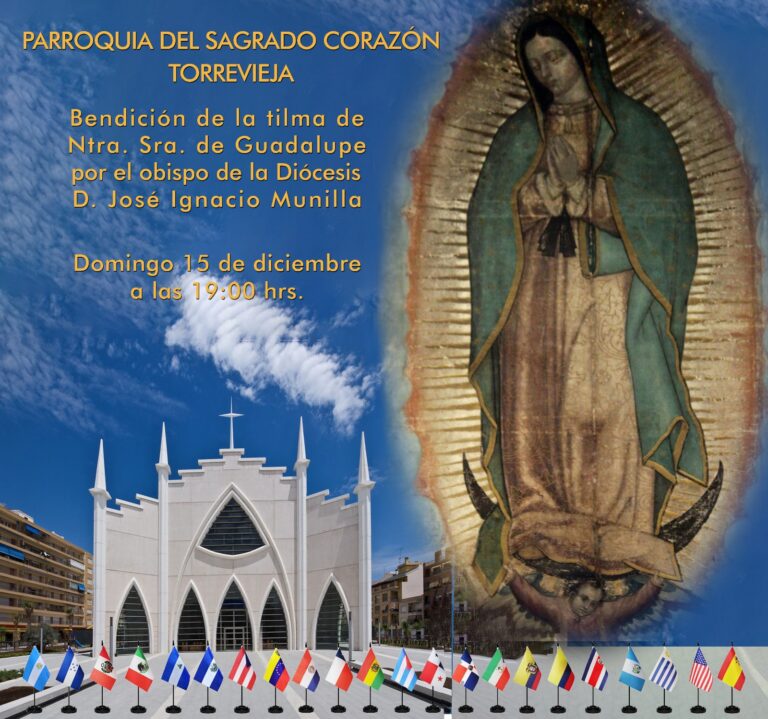 LA PARROQUIA DEL SAGRADO CORAZÓN DE TORREVIEJA ACOGE A LA VIRGEN DE GUADALUPE Y A LA COMUNIDAD LATINA