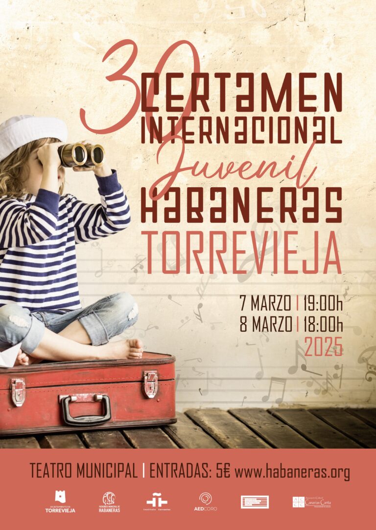 LA 30º EDICIÓN DEL CERTAMEN JUVENIL INTERNACIONAL DE HABANERAS SE CELEBRARÁ EL 7 Y 8 DE MARZO EN EL TEATRO MUNICIPAL