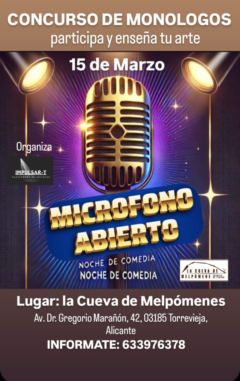 La Cueva de Melpómene, vuelve a abrir las puertas de su sala con  una noche de Micro Abierto