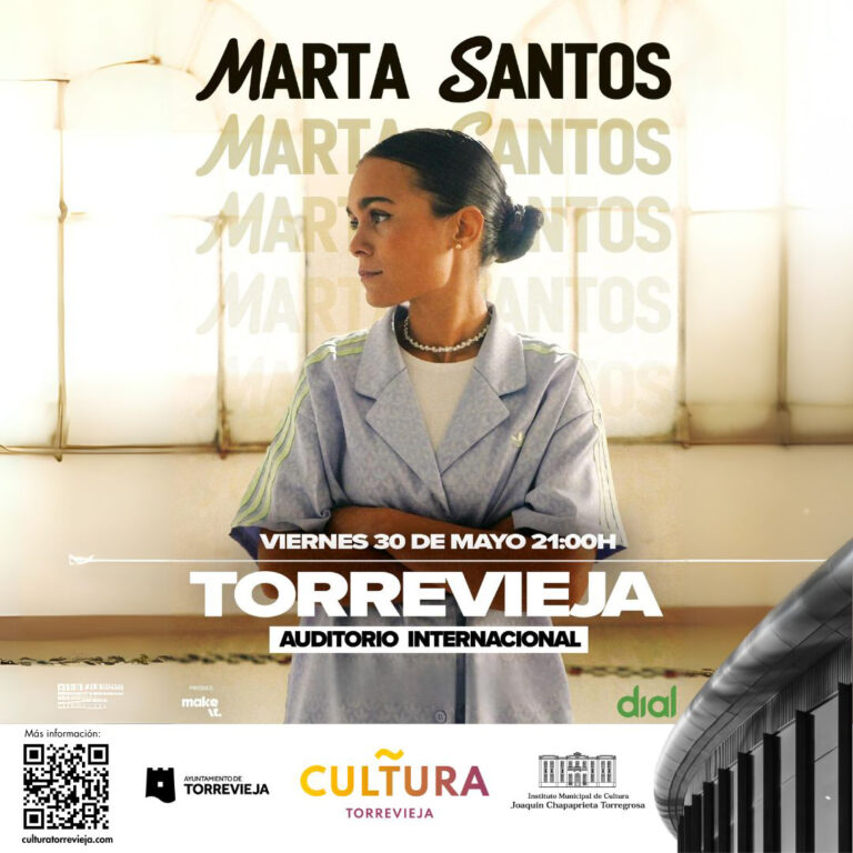 MARTA SANTOS, LA ARTISTA SEVILLANA QUE REVOLUCIONÓ LAS REDES SOCIALES, INICIA SU GIRA EN EL AUDITORIO INTERNACIONAL DE TORREVIEJA