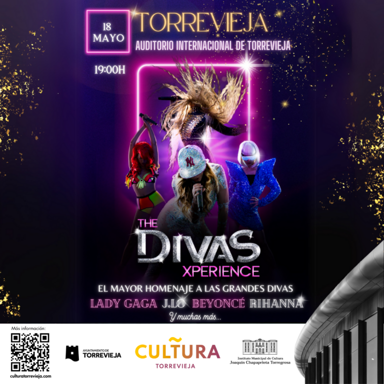 THE DIVAS XPERIENCE SE ESTRENA EN TORREVIEJA: UN ESPECTÁCULO QUE HOMENAJEA A GRANDES REINAS DE LA MÚSICA
