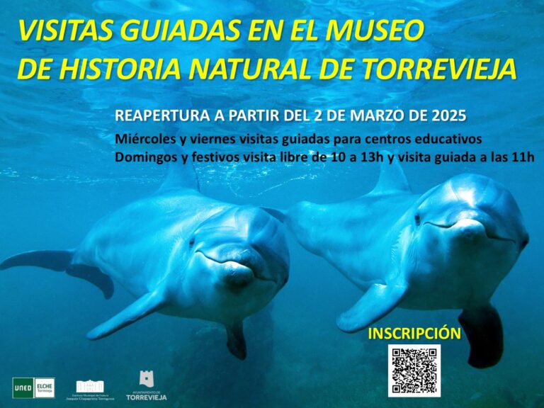EL 2 DE MARZO SE REANUDAN LAS VISITAS GUIADAS EN EL MUSEO DE HISTORIA NATURAL DE TORREVIEJA