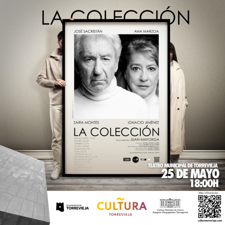 JOSÉ SACRISTÁN PROTAGONIZARÁ  «LA COLECCIÓN» EN EL TEATRO MUNICIPAL