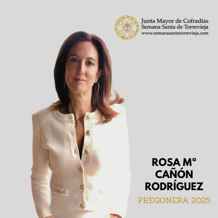 LA DRA. ROSA CAÑÓN SERÁ LA PREGONERA DE LA SEMANA SANTA