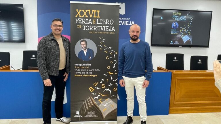 PRESENTADA LA XXVII EDICIÓN DE LA FERIA DEL LIBRO DE TORREVIEJA, QUE SE CELEBRARÁ DEL 12 AL 21 DE ABRIL, EN EL PASEO VISTA ALEGRE