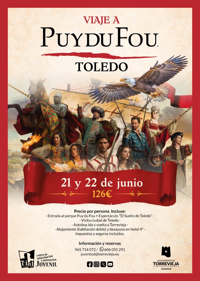 JUVENTUD ABRE LAS INSCRIPCIONES DEL VIAJE AL PARQUE PUY DU FOU