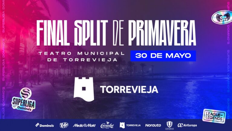 LA SUPERLIGA DOMINO’S DE LEAGUE OF LEGENDS REGRESA EL 8 DE ABRIL Y CONTARÁ CON FINAL PRESENCIAL EN TORREVIEJA