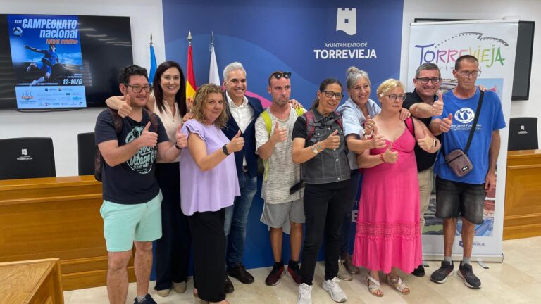 TORREVIEJA Y PILAR DE LA HORADADA SERÁN SEDES DE LA XXXI EDICIÓN DEL CAMPEONATO NACIONAL DE FÚTBOL MÉDICO DEL 12 AL 14 DE JUNIO