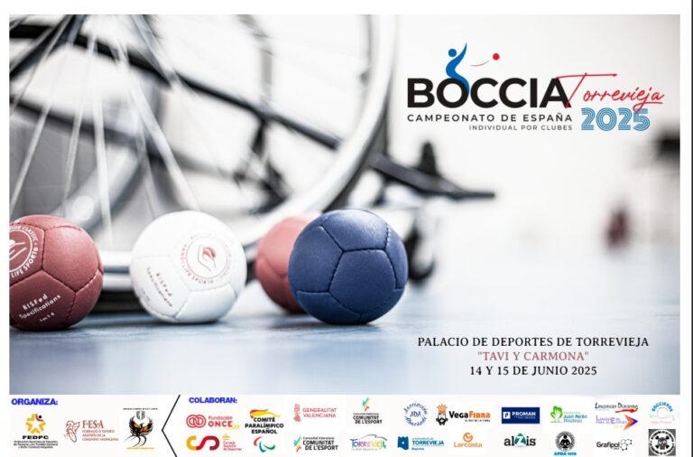 TORREVIEJA ACOGE ESTE FIN DE SEMANA EL CAMPEONATO DE ESPAÑA INDIVIDUAL POR CLUBES PARALÍMPICO DE BOCCIA 2025