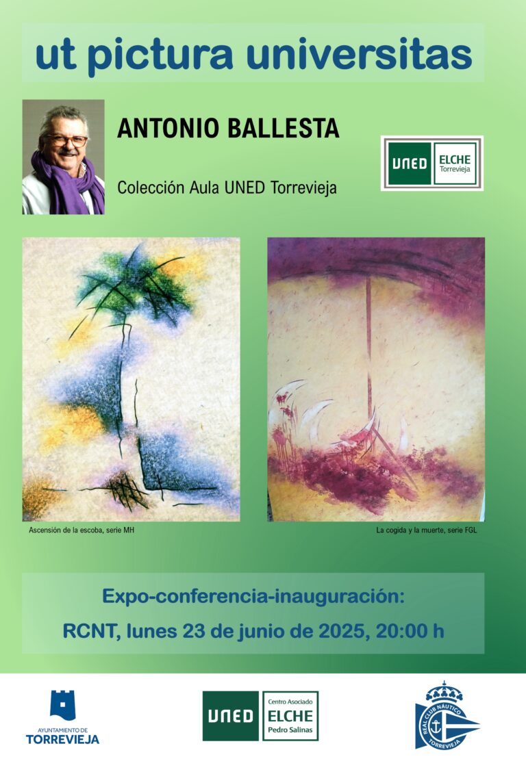 EL PINTOR ANTONIO BALLESTA DONA PARTE DE SU MAGNÍFICA OBRA A LA UNED DE TORREVIEJA