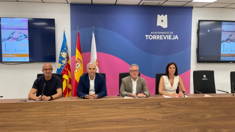TORREVIEJA ACOGERÁ EL IV CONGRESO NACIONAL DE LA SOCIEDAD ESPAÑOLA DE SUICIDOLOGÍA