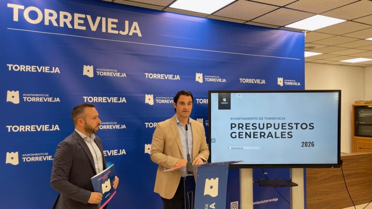 Torrevieja aprueba un presupuesto récord de 187,7 millones de euros para 2026: más inversión y nuevas ayudas sociales sin subir impuestos