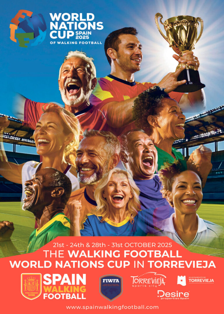 Torrevieja se convierte en la capital mundial del Walking Football con la celebración del World Nations Cup
