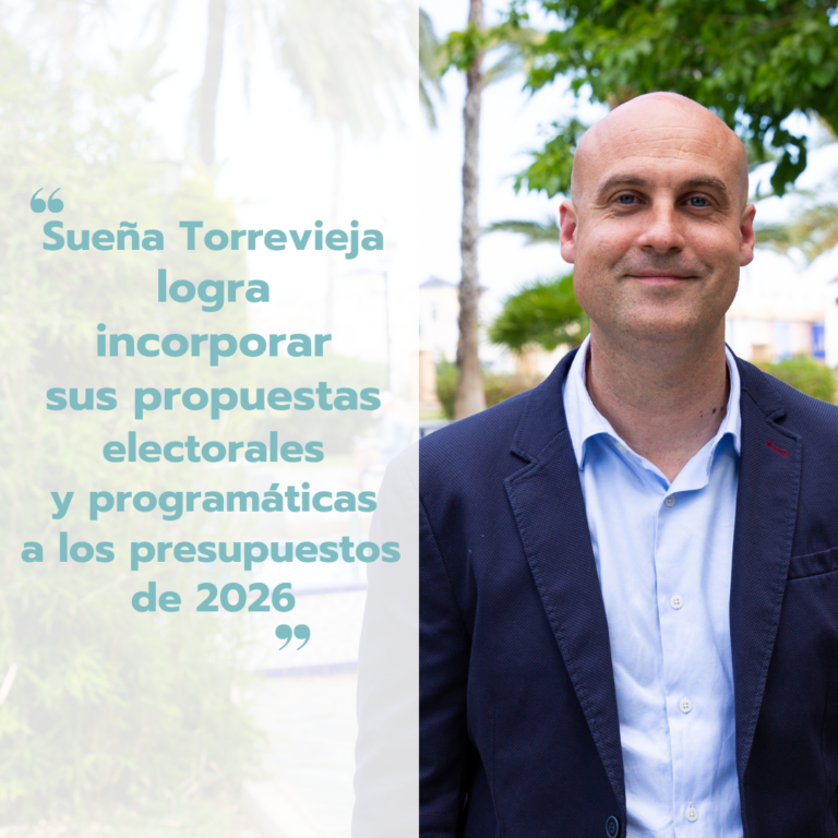 Sueña Torrevieja logra incluir sus propuestas clave en los Presupuestos Municipales 2026