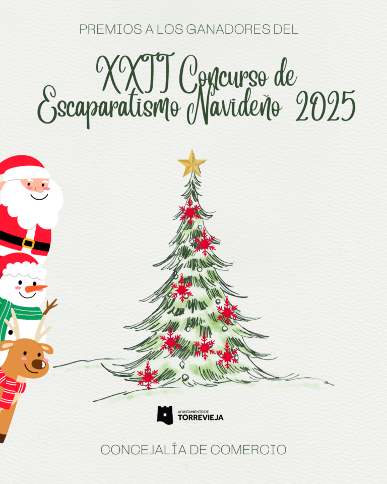 ENTREGADOS LOS PREMIOS A LOS GANADORES DEL XXII CONCURSO DE ESCAPARATISMO NAVIDEÑO 2025