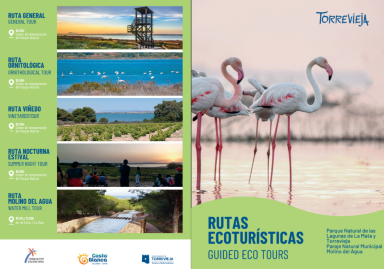 Torrevieja presenta las Rutas Ecoturísticas Guiadas 2026 en el Parque Natural de las Lagunas de La Mata y el Molino del Agua