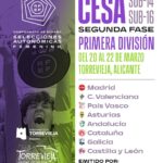 Segunda Fase – Primera División del Campeonato de España de Selecciones Autonómicas (CESA)