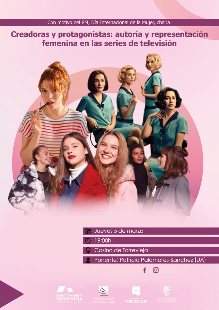La Universidad de Alicante y la Concejalía de Igualdad celebran el 8M en Torrevieja con una charla sobre la mujer en las series de televisión