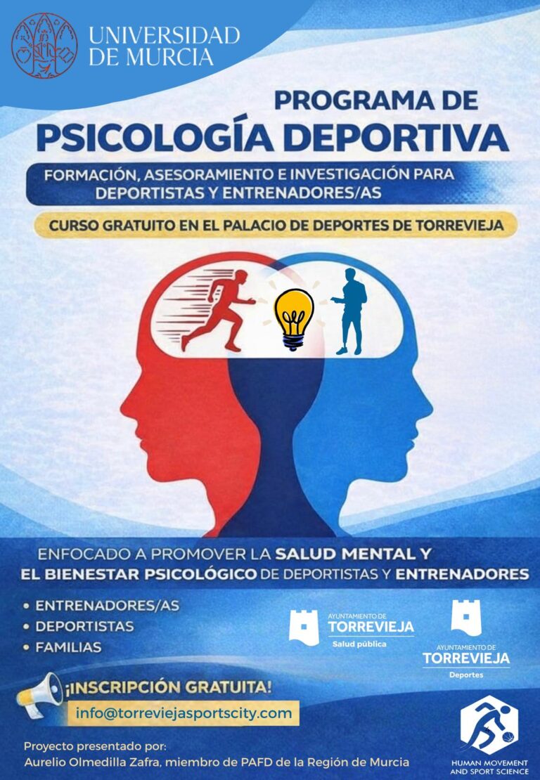El Ayuntamiento de Torrevieja impulsa un programa pionero de intervención psicológica para equipos deportivos de competición