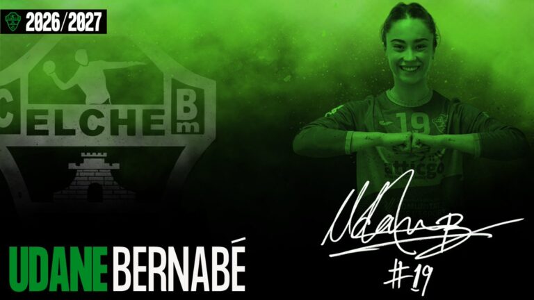La torrevejense Udane Bernabé renueva con el Atticgo Balonmano Elche