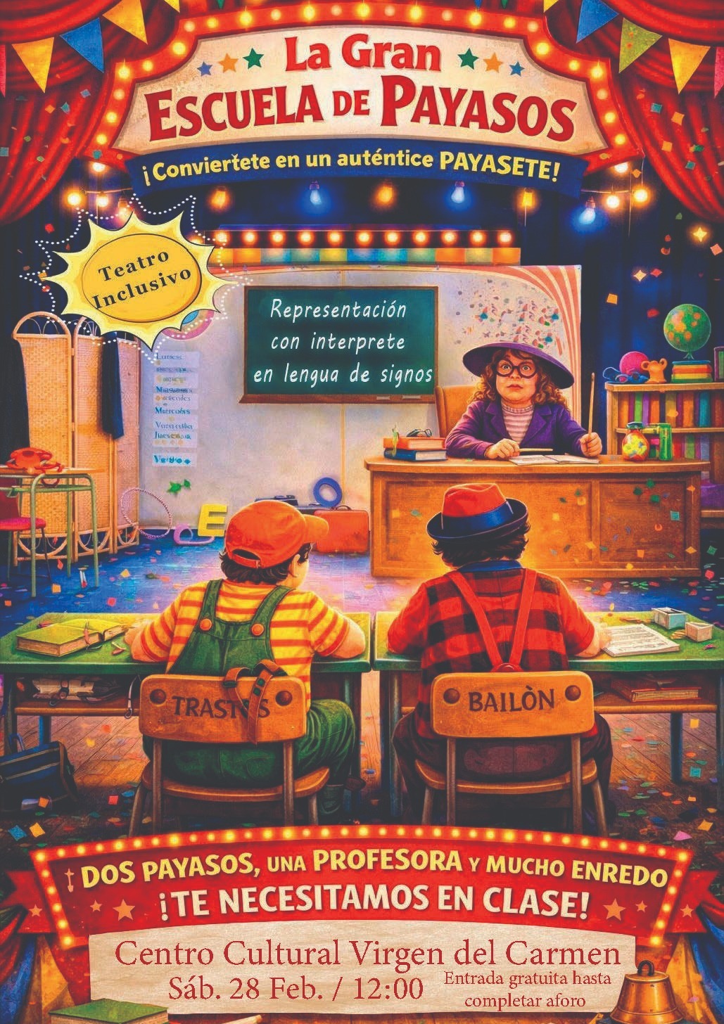 Teatro Inclusivo en Torrevieja – La Gran Escuela de Payasos