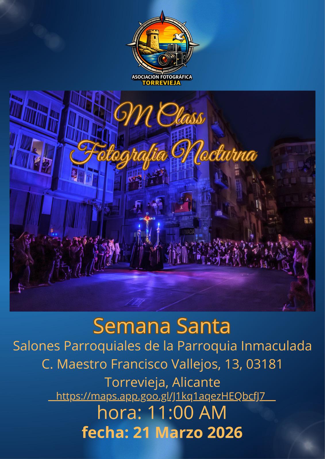 Fotografía nocturna en Semana Santa