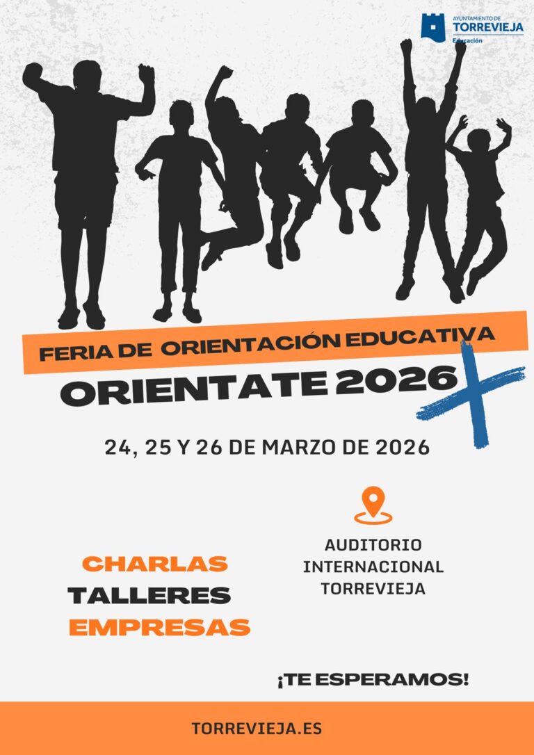 Torrevieja celebra la III Feria de Orientación Educativa del 24 al 26 de marzo en el Auditorio Internacional
