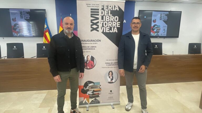 Torrevieja presenta la XXVIII Feria del Libro con más actividades y autores invitados