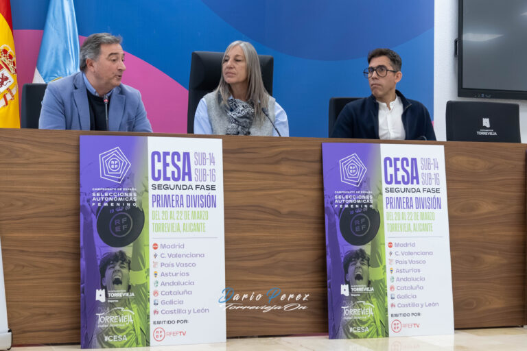 Torrevieja acoge la fase decisiva del Campeonato de España femenino Sub-14 y Sub-16 del CESA del 20 al 22 de marzo