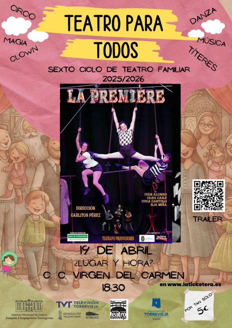 EL CENTRO CULTURAL VIRGEN DEL CARMEN CELEBRA EL DÍA MUNDIAL DEL CIRCO CON EL ESPECTÁCULO “LA PREMIERE”