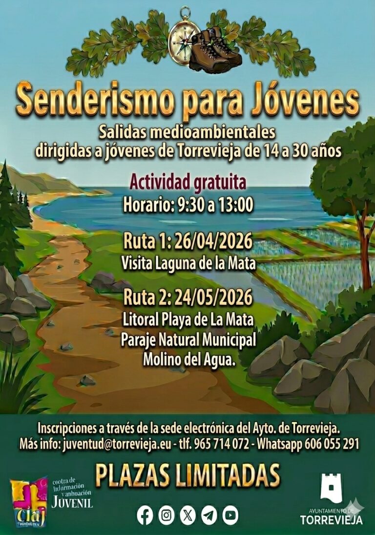 LA CONCEJALÍA DE JUVENTUD ORGANIZA RUTAS DE SENDERISMO PARA JÓVENES