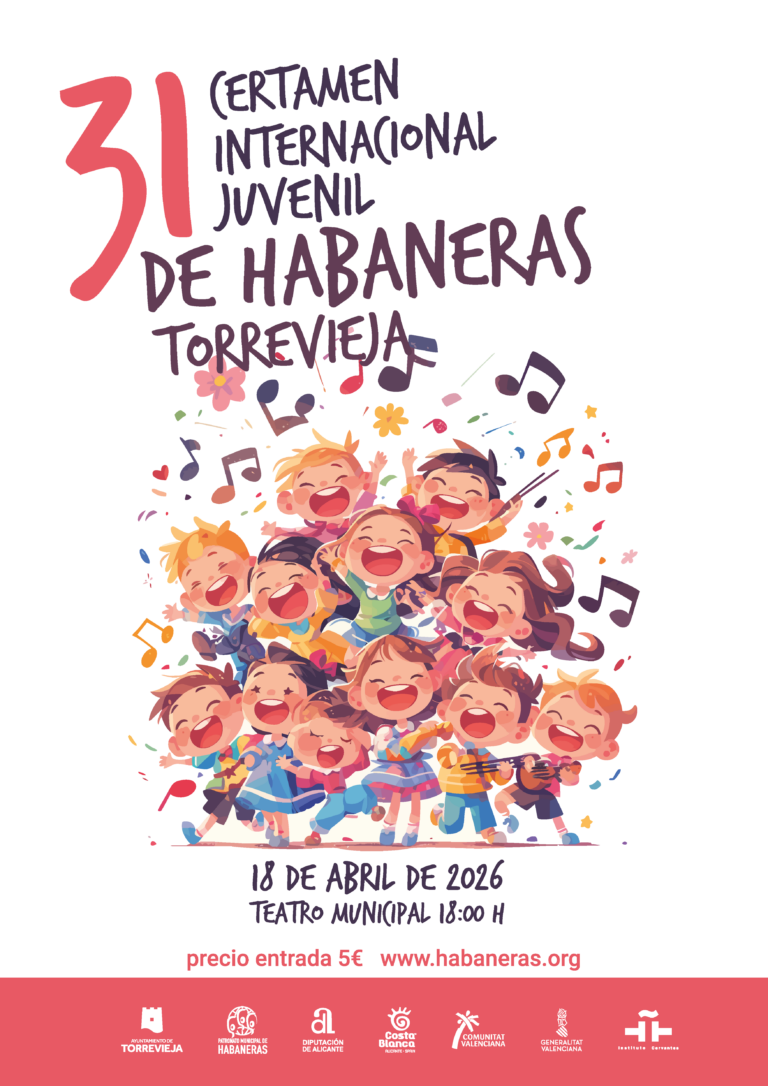 El 31º Certamen Juvenil Internacional de Habaneras reúne a cerca de 200 jóvenes en el Teatro Municipal de Torrevieja
