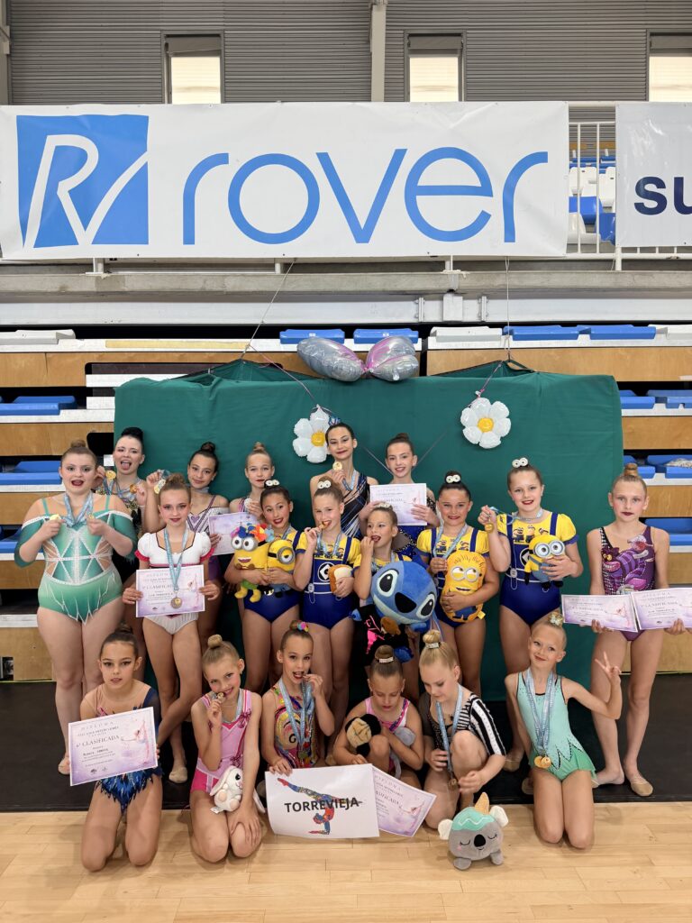 El Club de Gimnasia Rítmica de Torrevieja firma una espectacular actuación en la I fase de la Liga Interclub de Alicante