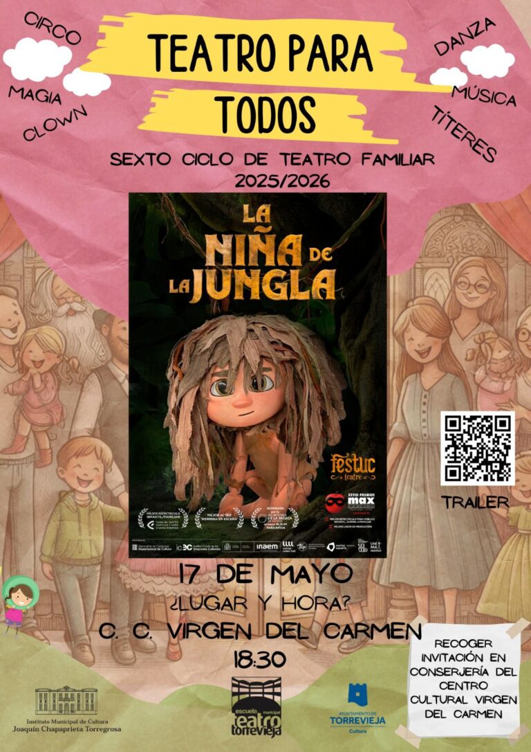 “La niña de la jungla” cierra en Torrevieja la 6ª edición de “Teatro para Todos”
