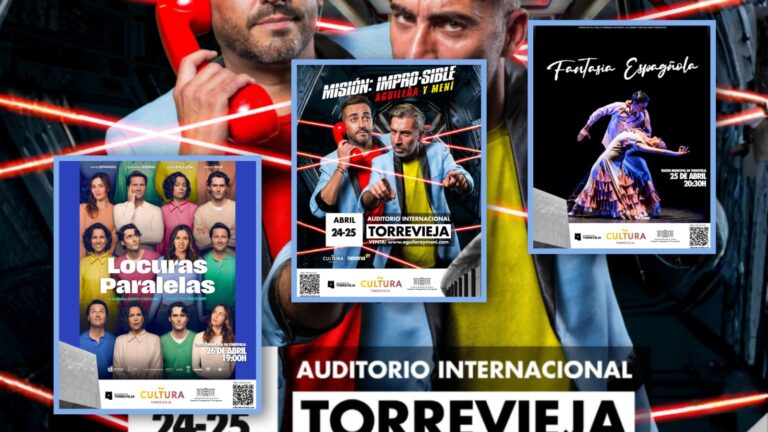 Humor, danza y teatro llenan la agenda cultural del fin de semana en Torrevieja