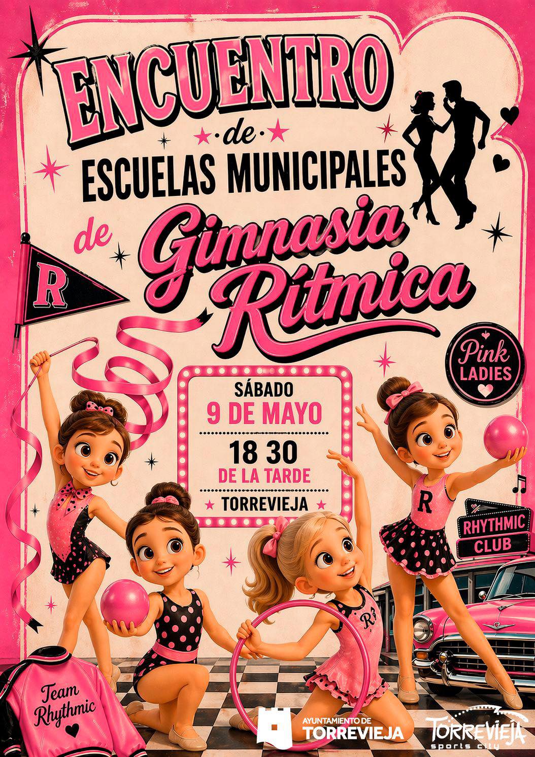 Encuentro de las escuelas municipales de gimnasia rítmica