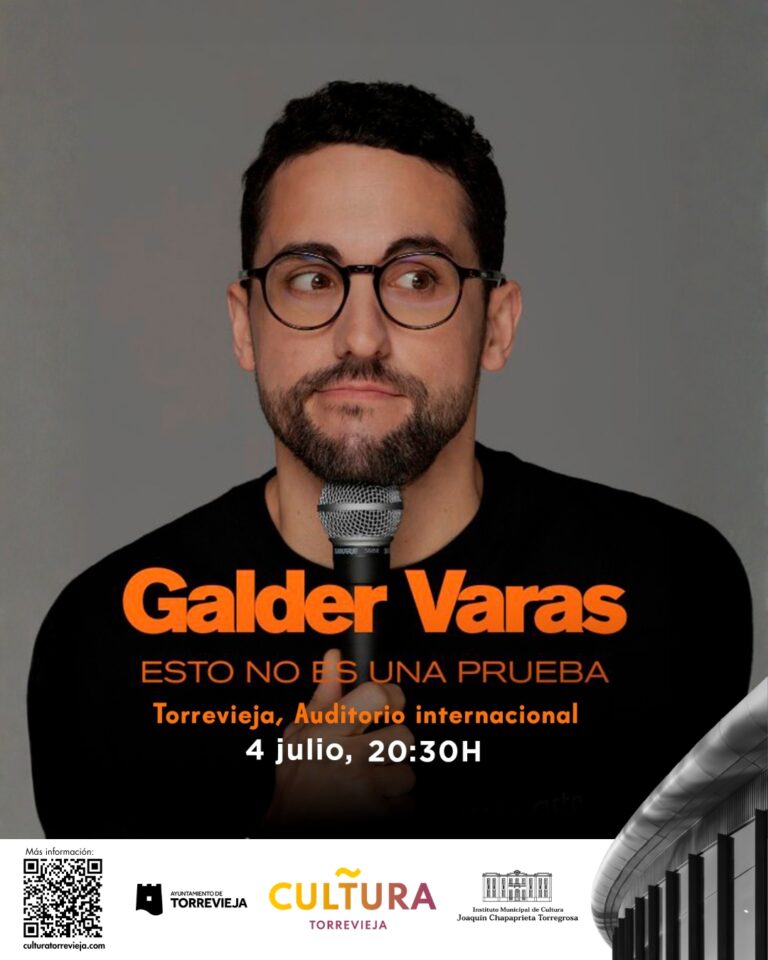 Galder Varas regresa a Torrevieja con “Esto no es una prueba”, un espectáculo único de humor e improvisación