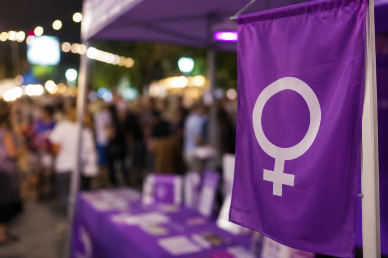 Torrevieja instala un Punto Violeta en la Feria de Mayo 2026 para promover unas fiestas libres de violencia