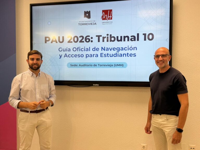 Torrevieja acoge del 2 al 4 de junio la EBAU 2026 con 548 estudiantes de 12 centros educativos de la Vega Baja