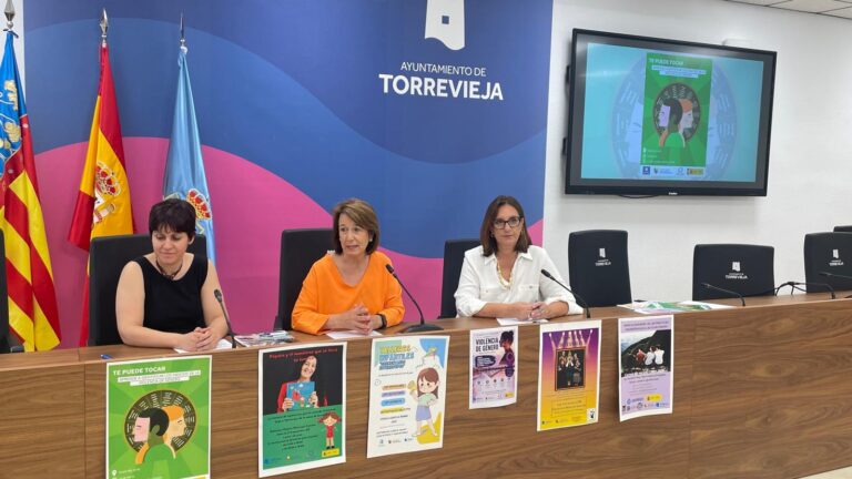La Concejalía de Igualdad de Torrevieja impulsa un amplio programa de sensibilización, formación y prevención de la violencia de género