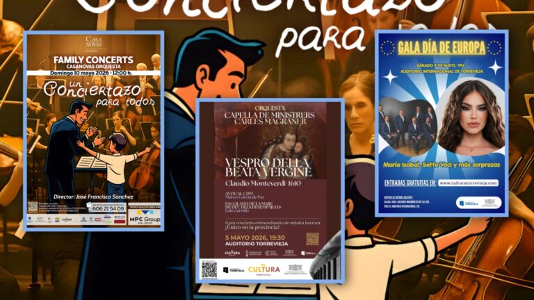 Torrevieja vive una intensa semana cultural con Monteverdi, la Gala del Día de Europa y conciertos familiares