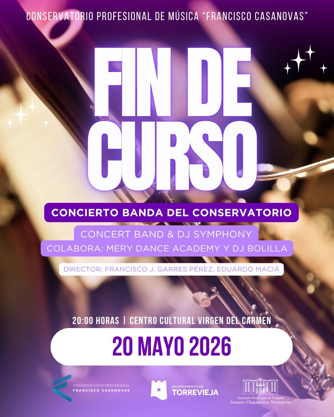 Fin de curso del conservatorio profesional de música "Francisco Casanovas"