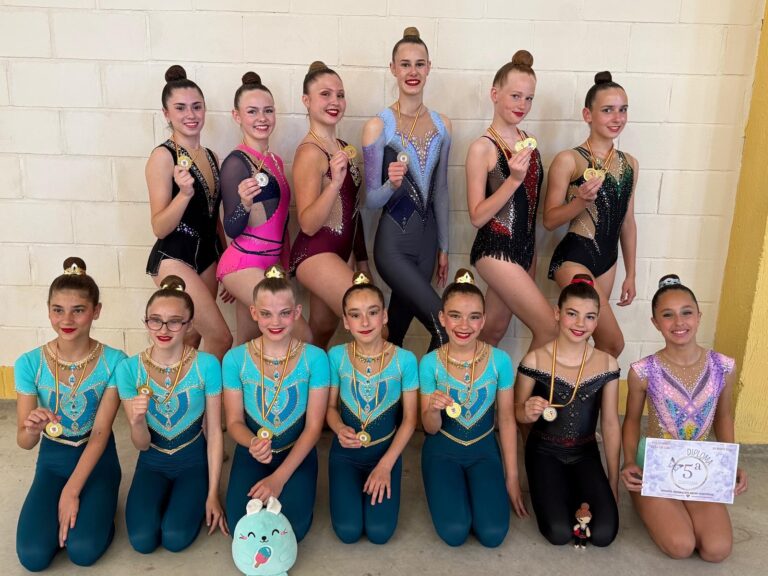 Brillante actuación del Club de Gimnasia Rítmica en el Torneo de Cox con numerosos podios y campeonas