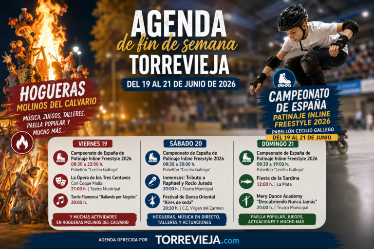 Más de 20 actividades para disfrutar en Torrevieja durante el fin de semana